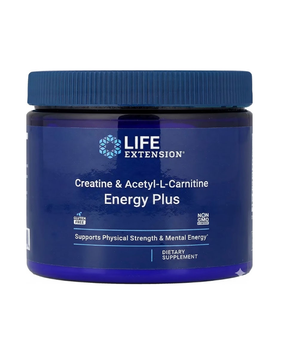 Creatina y Acetil-L-Carnitina Energa Plus LIFE EXTENSION con Creatina sabor Sin sabor de | Suburbia Creatina y Acetil-L-Carnitina Energa Plus LIFE EXTENSION con Creatina sabor Sin sabor de | Suburbia