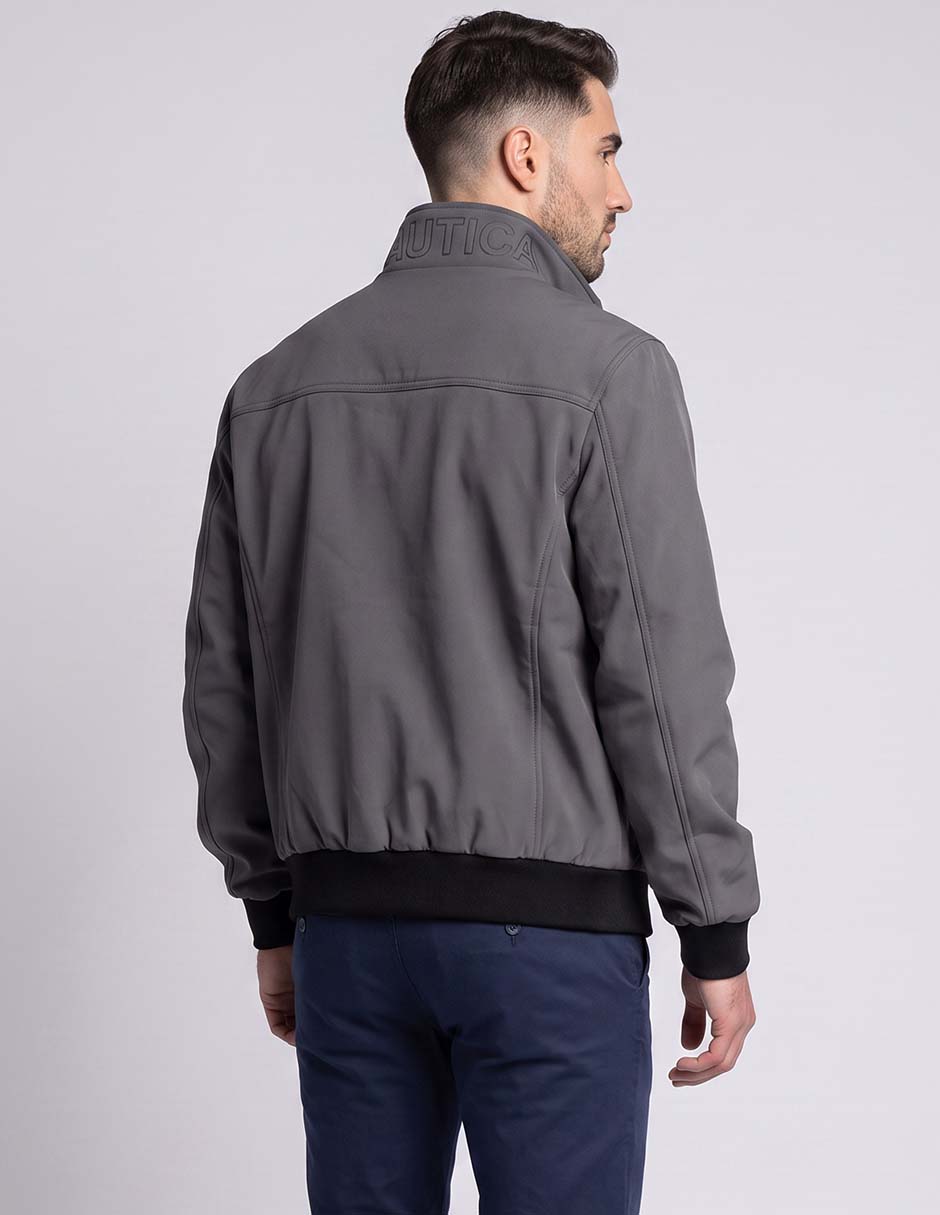 Chamarra casual con bolsillos para hombre 2