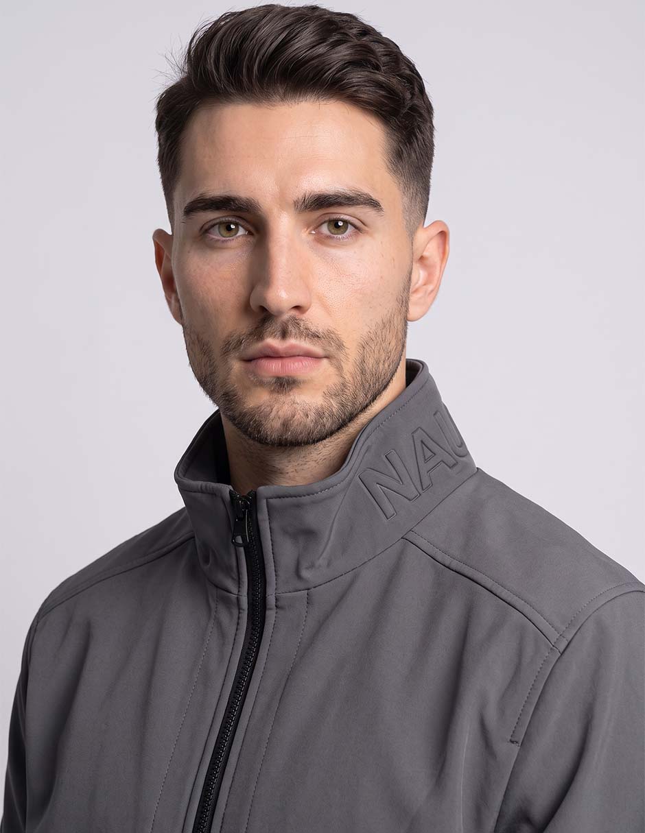 Chamarra casual con bolsillos para hombre 3