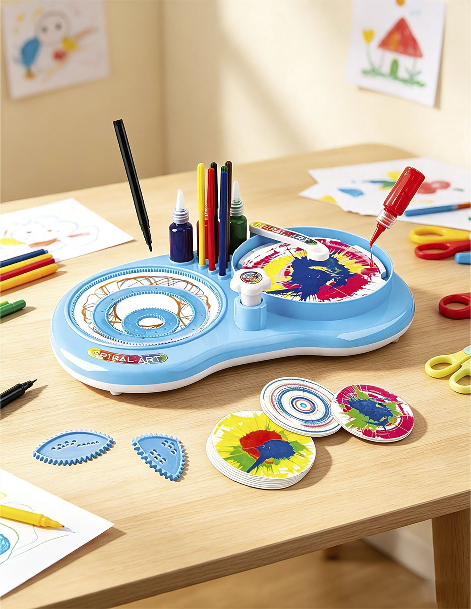 Kit de manualidades spirograph & spin art 3