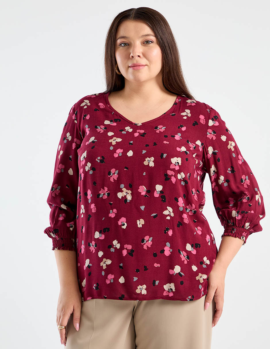 Blusa manga 3/4 para mujer 2