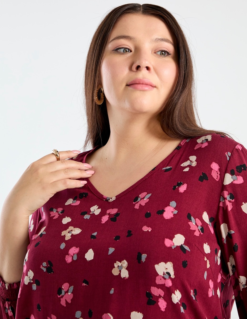 Blusa manga 3/4 para mujer 4