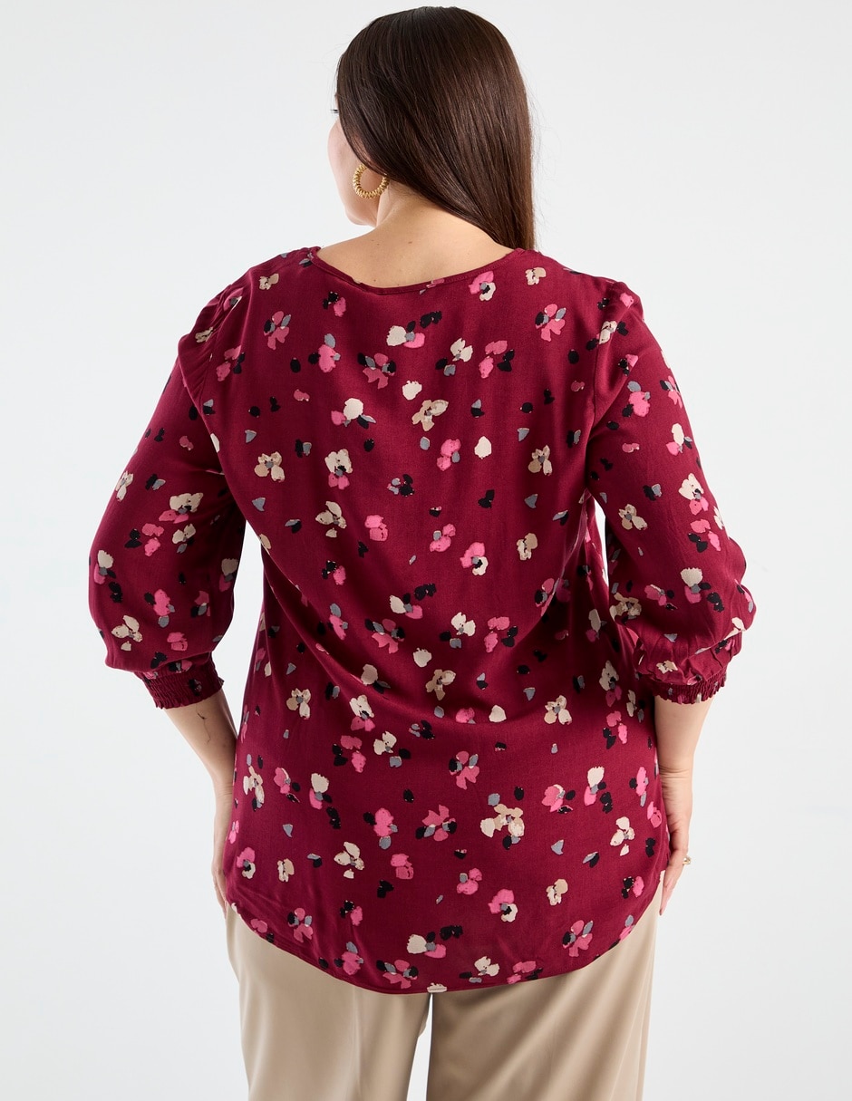 Blusa manga 3/4 para mujer 6