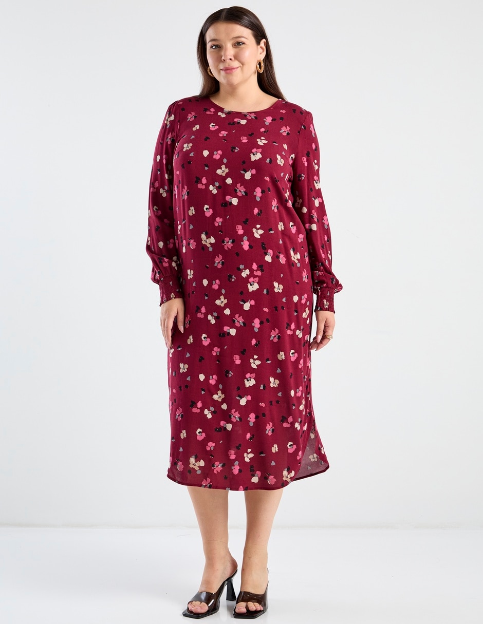 Vestido midi casual para mujer Vestido midi casual para mujer