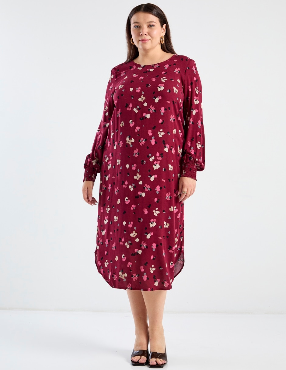 Vestido a la rodilla casual para mujer 5