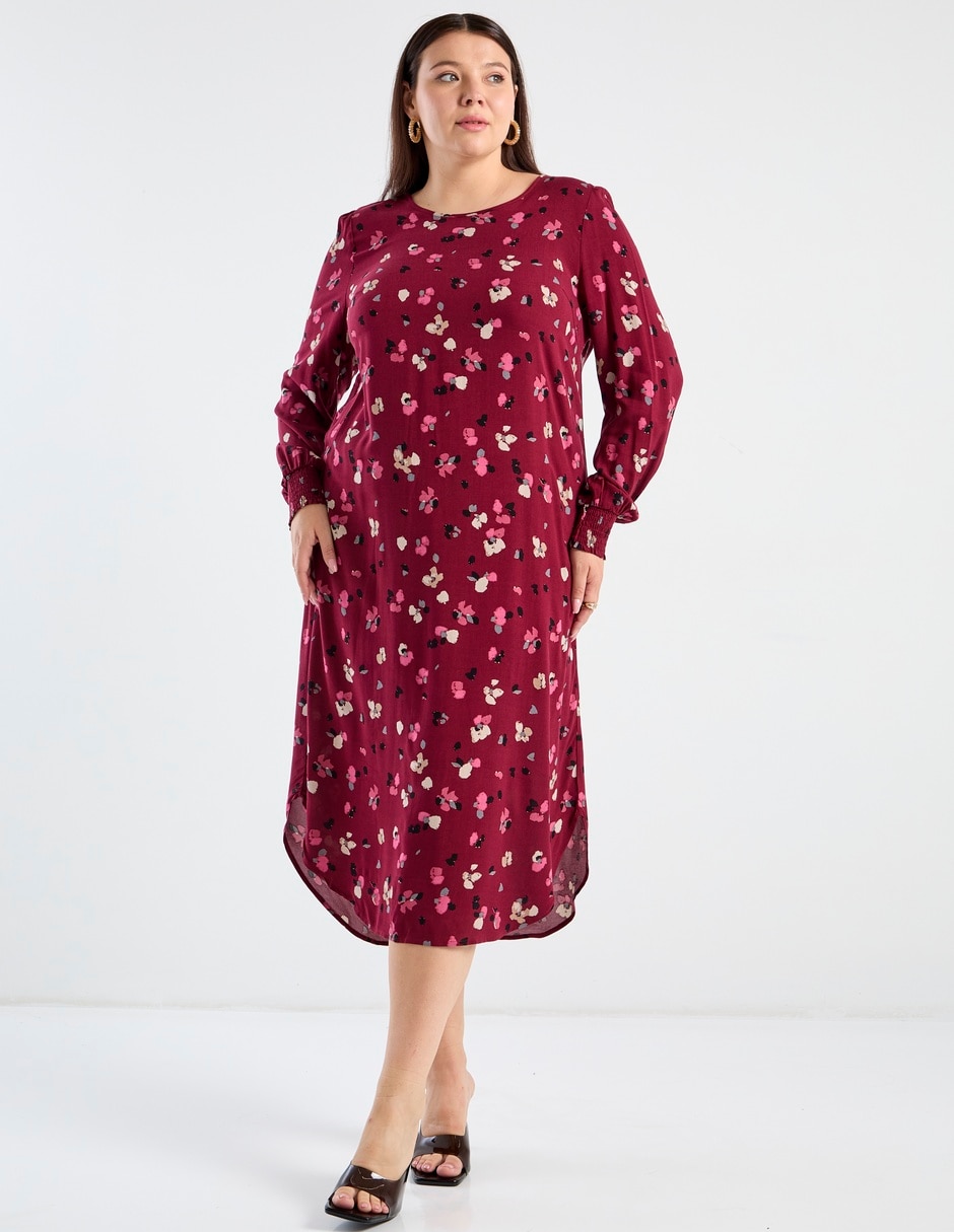Vestido a la rodilla casual para mujer 4