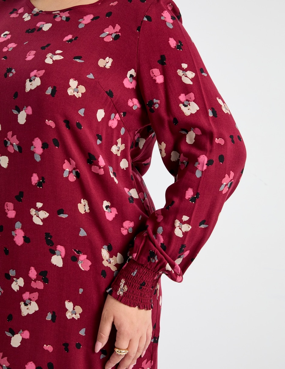 Vestido a la rodilla casual para mujer 2