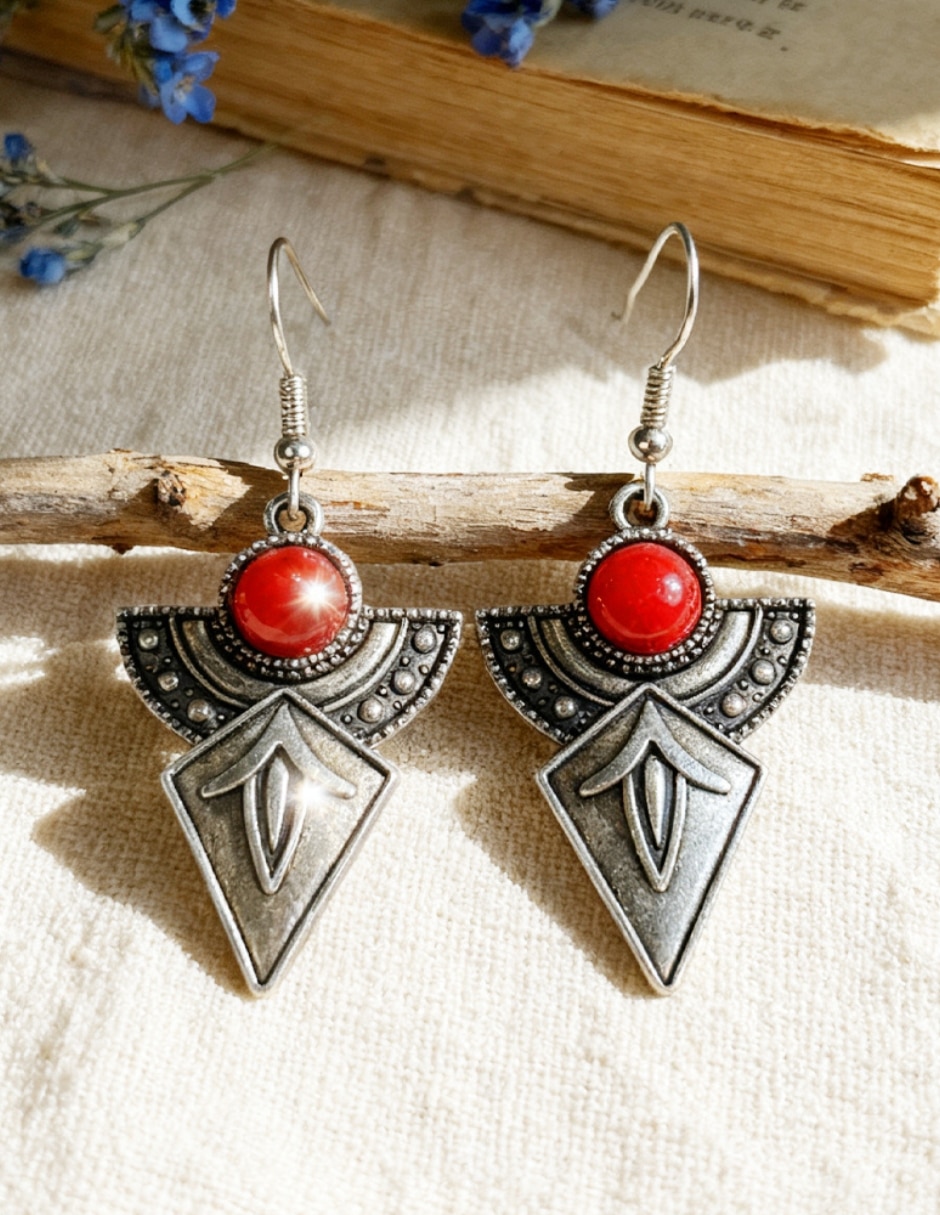 Aretes largos Cowmmerce