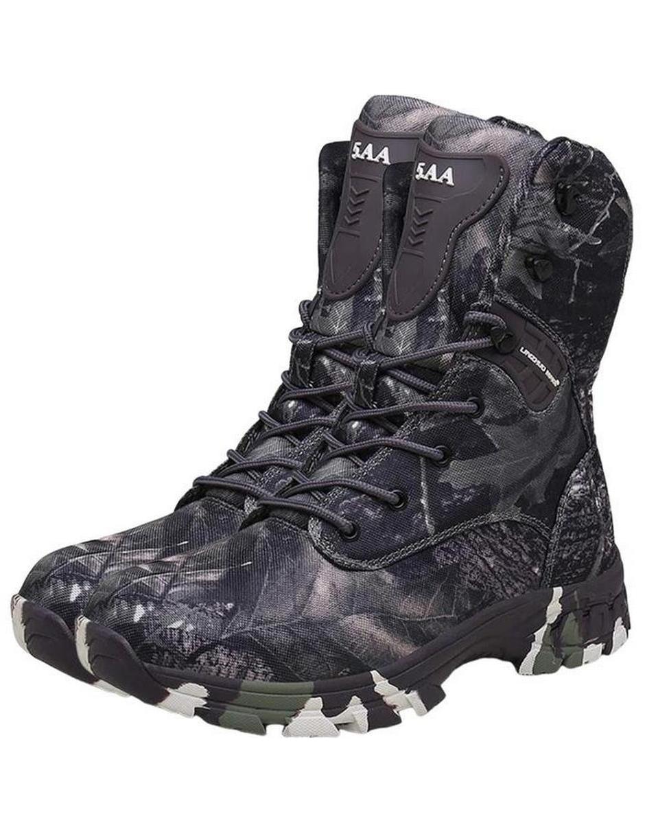 Bota Footshack Botas Tácticas de piel para hombre