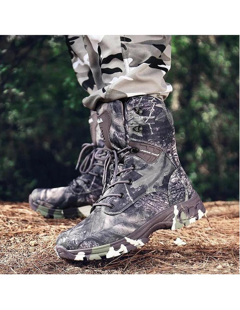Bota Footshack Botas Tácticas de piel para hombre