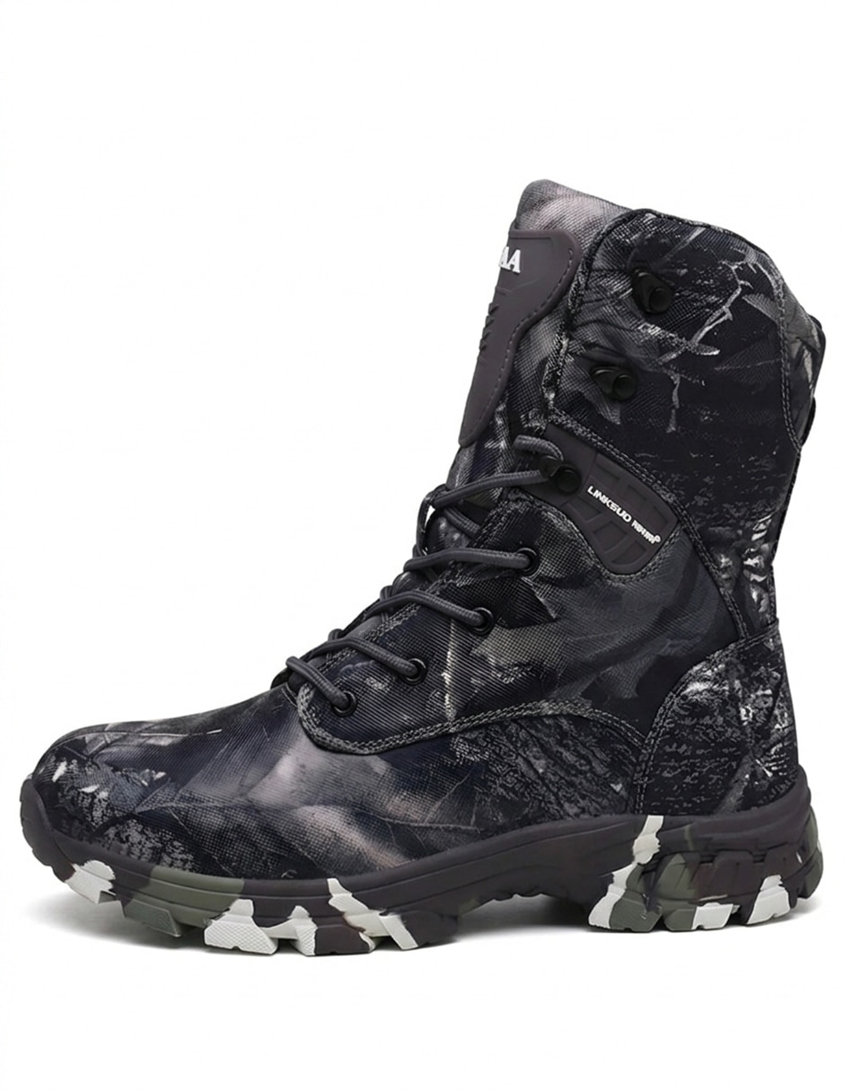Bota Táctica de piel para hombre