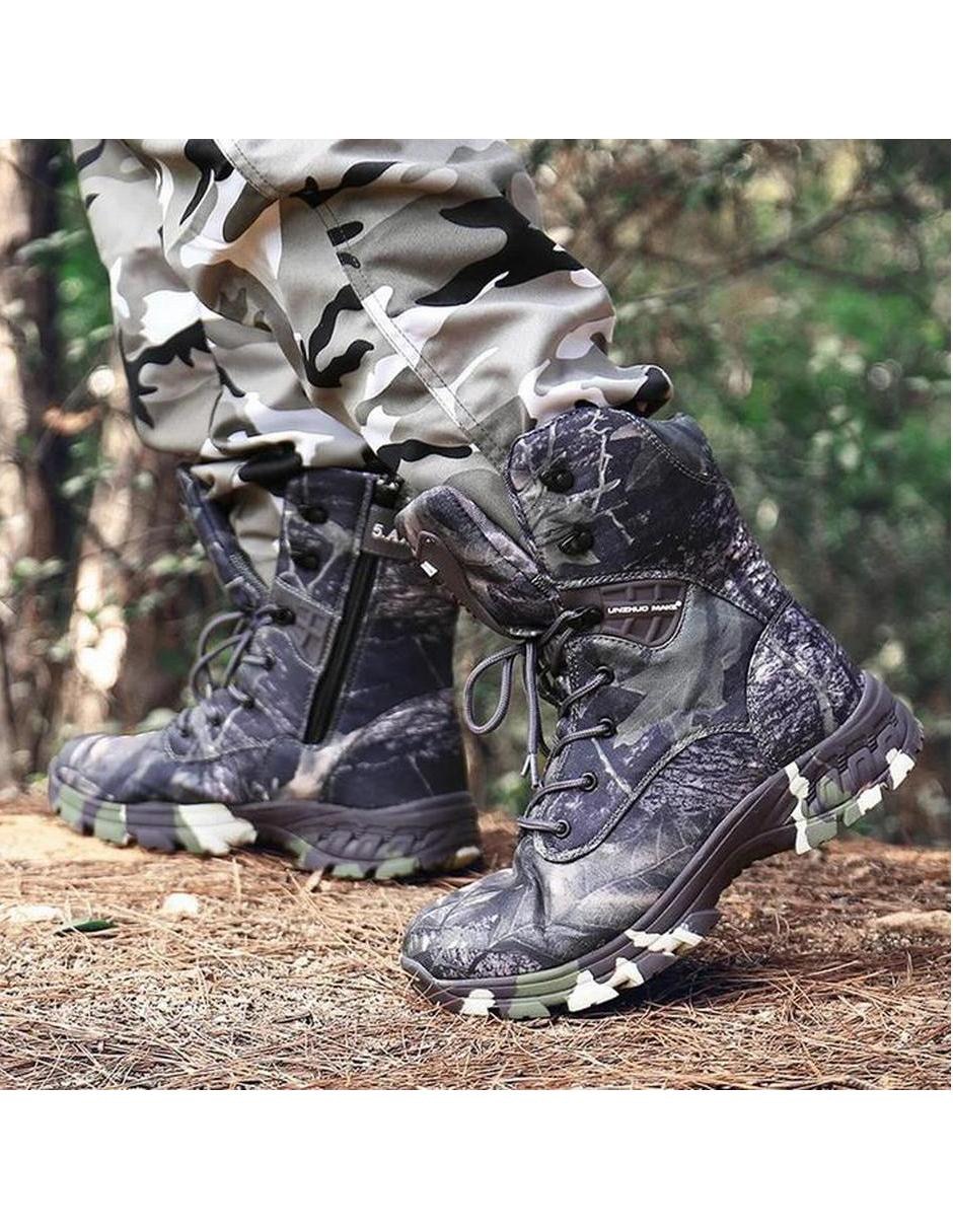 Bota Footshack Botas Tácticas de piel para hombre