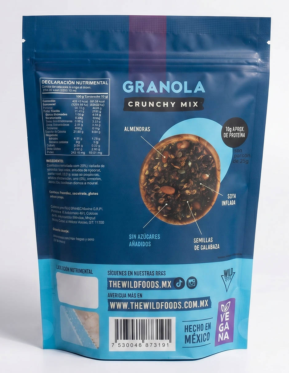Cereal de granola crunchy mix