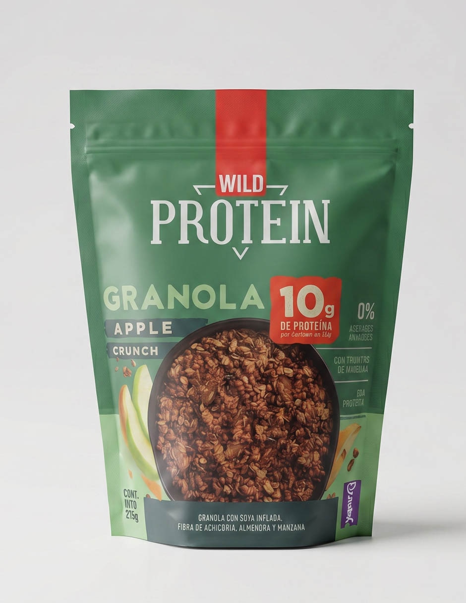 Cereal de granola apple crunch