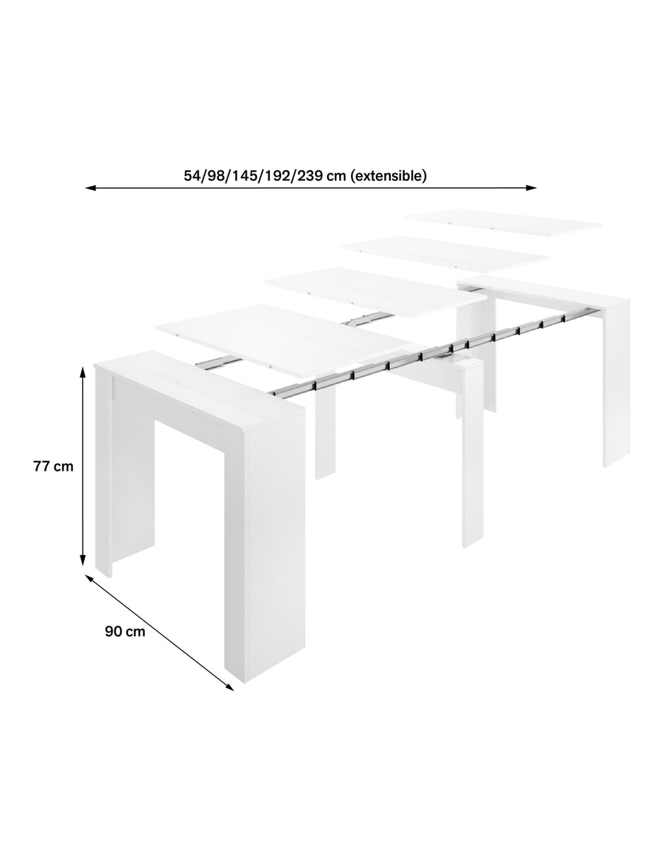 Mesa extensible armable Kiona 2