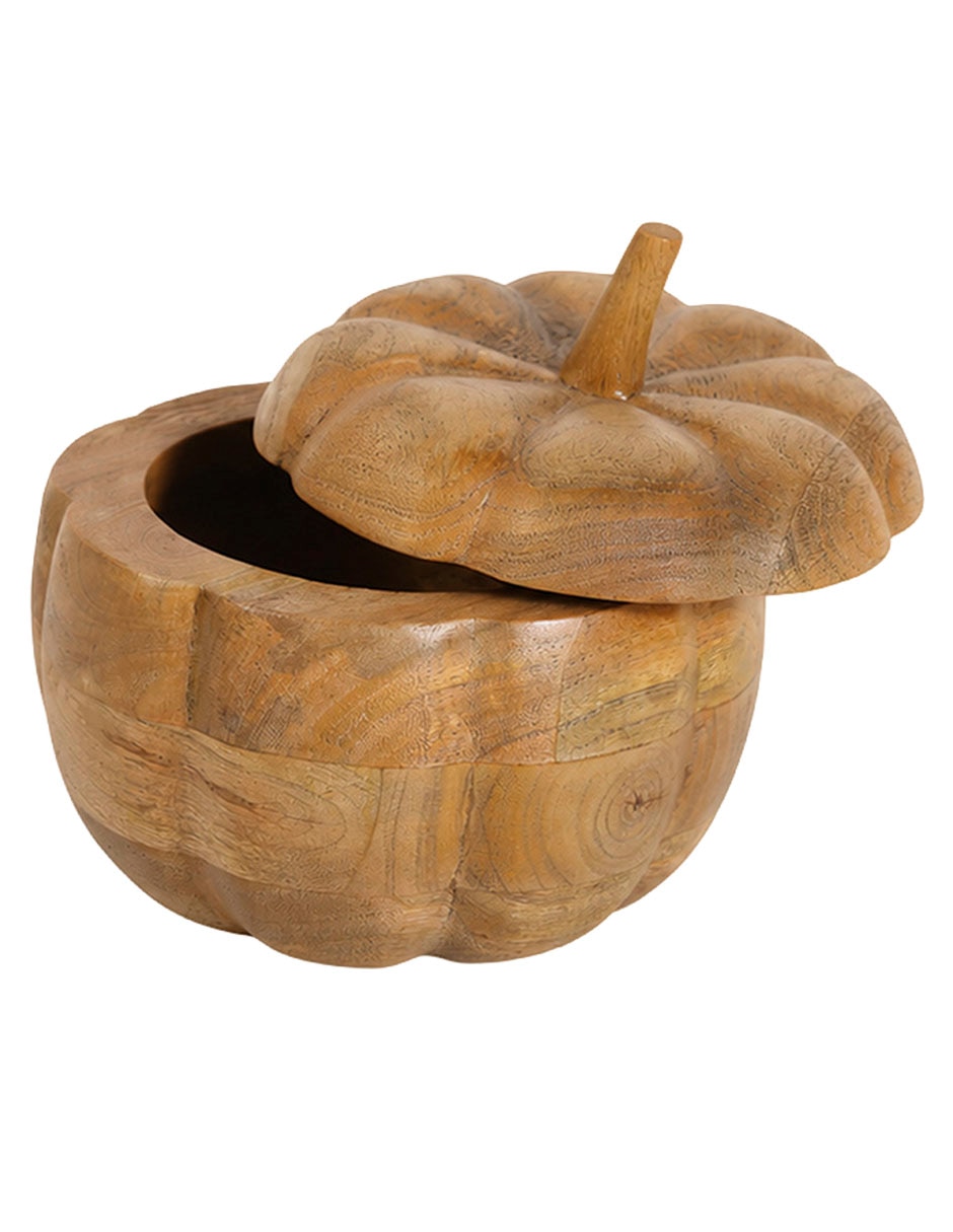 Contenedor con tapa de madera mango 3