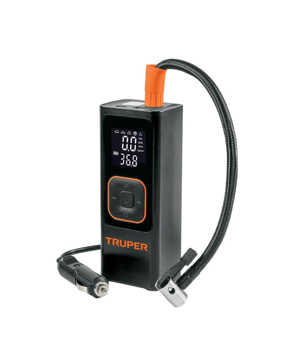 Inflador digital para llantas Truper
