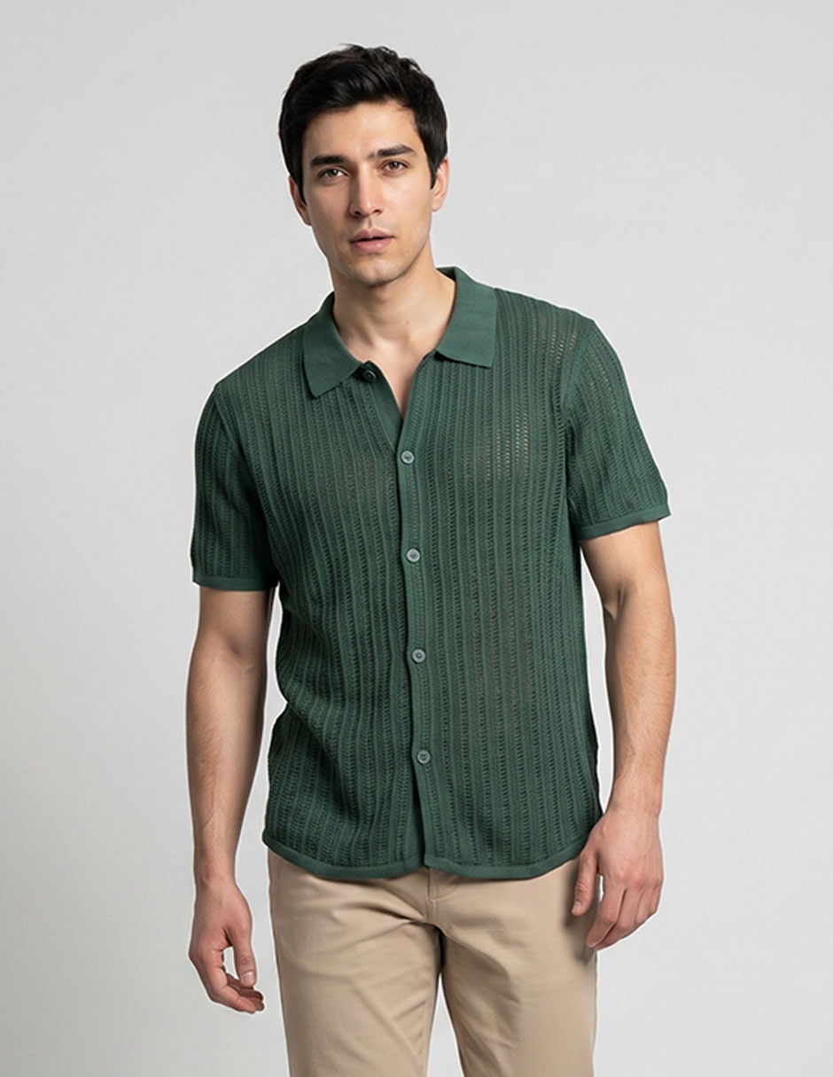 Playera tipo polo para hombre