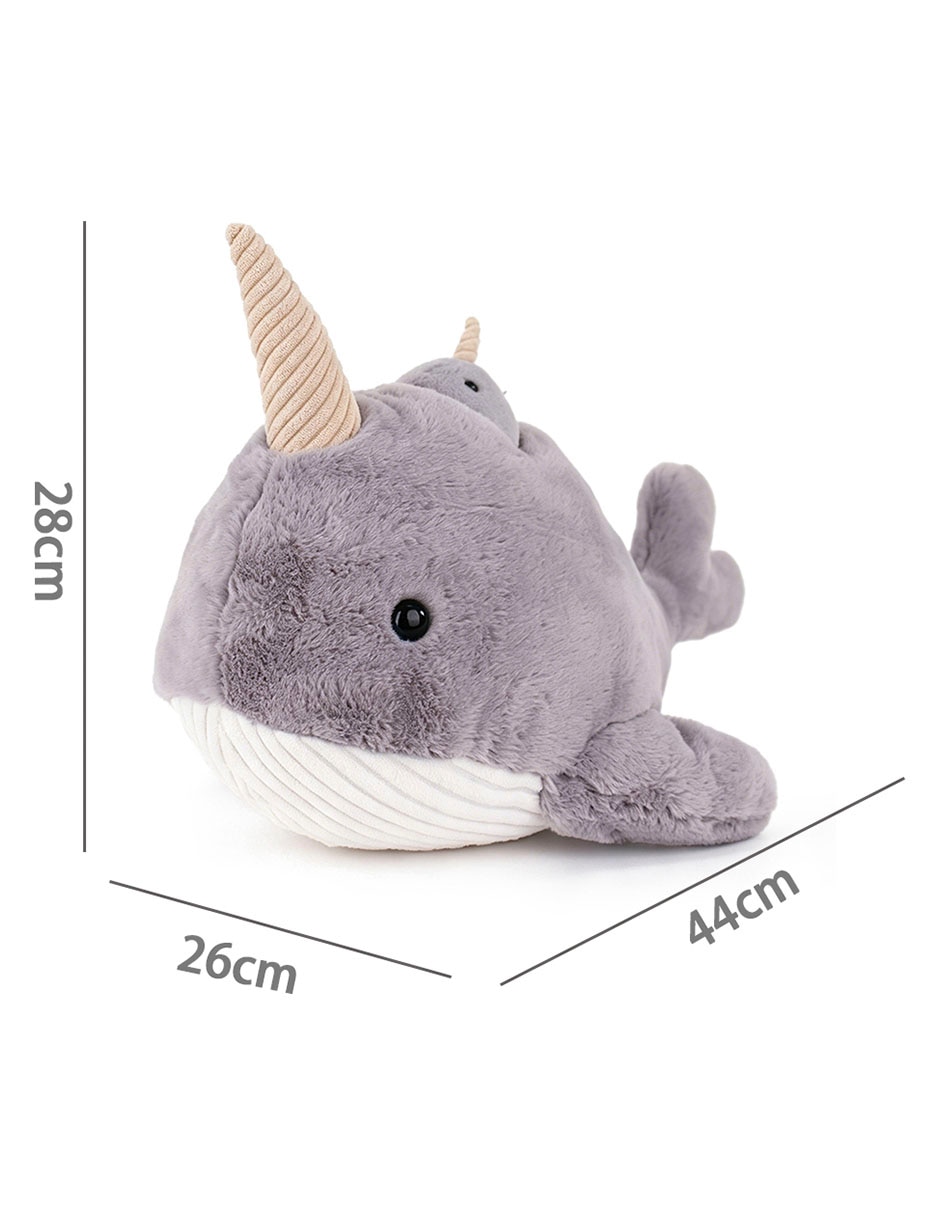 Peluche de ballena de 28 cm 6