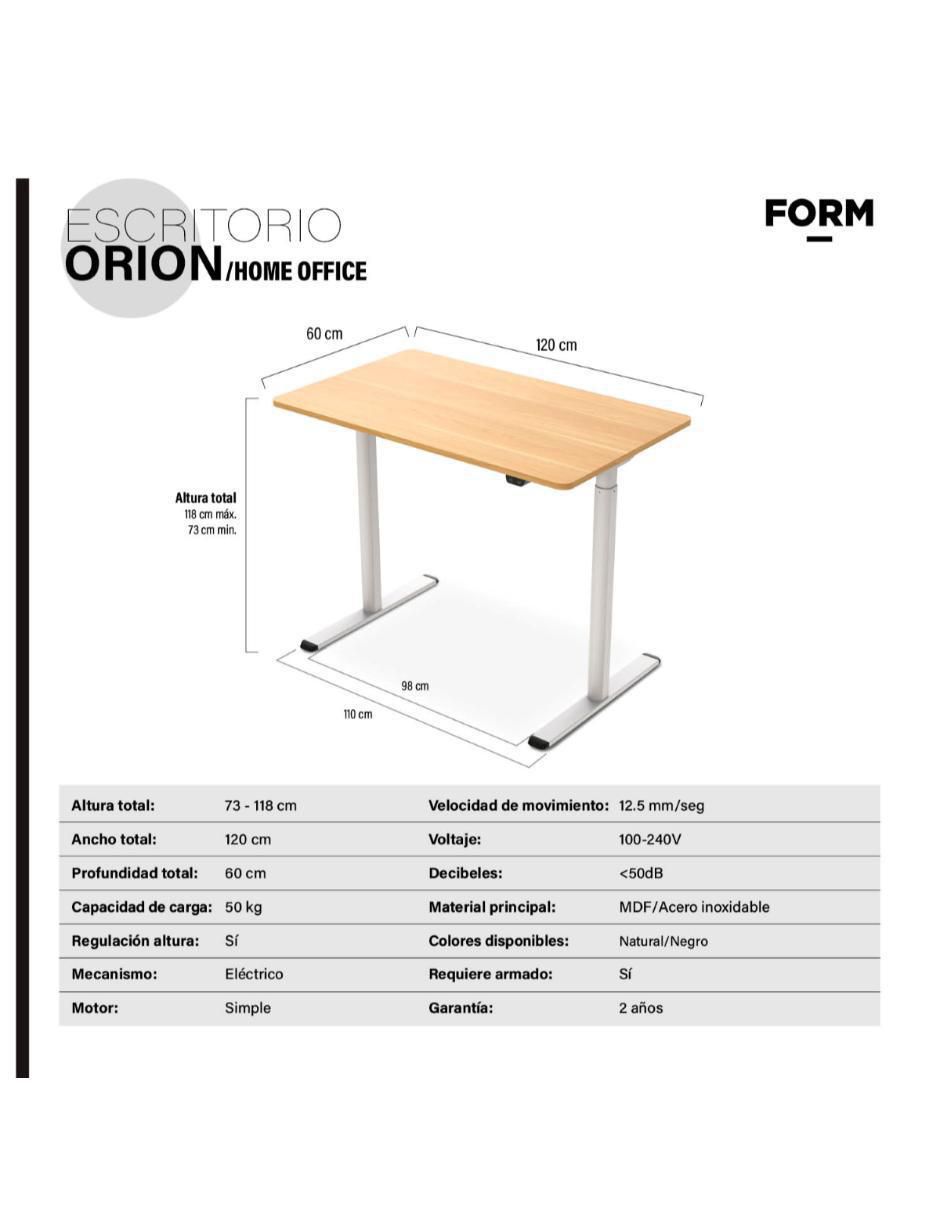 Escritorio armable Orion Form Design de MDF