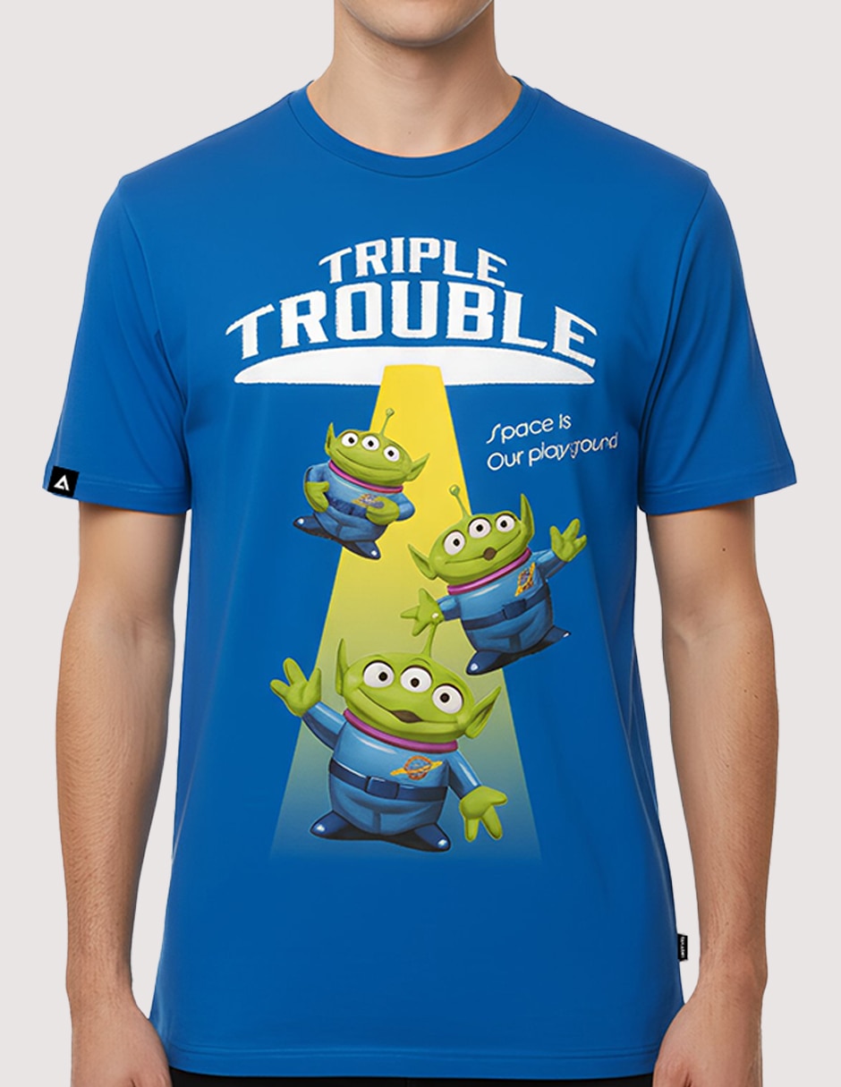 Playera disney pixar toy story cuello redondo para hombre