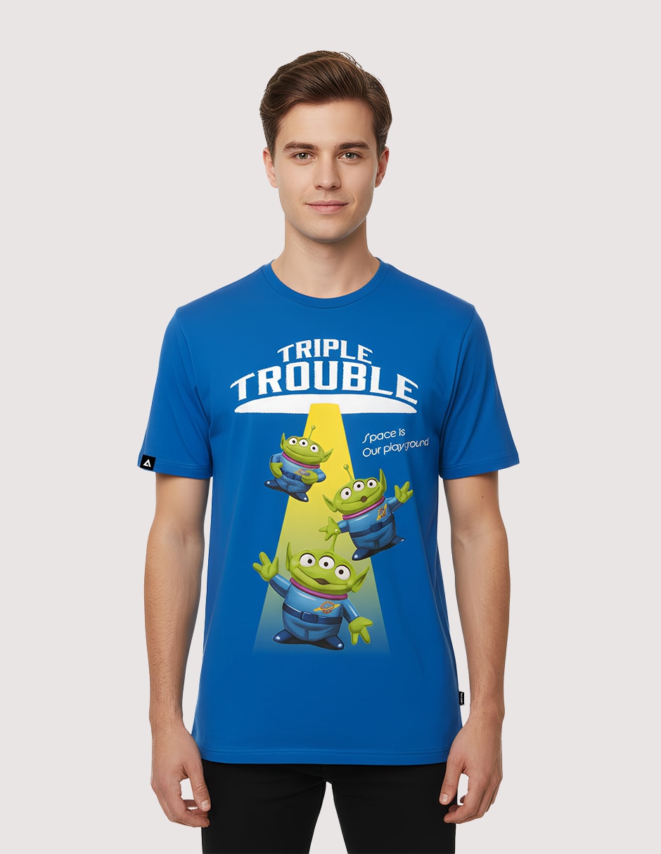 Playera pixar toy story cuello redondo para hombre
