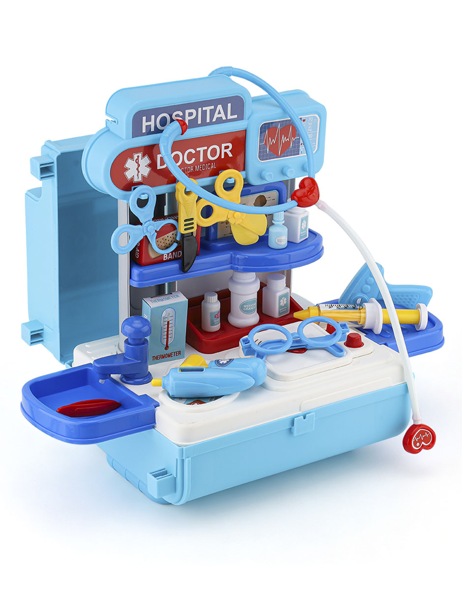 Maleta de doctor juego de rol para niños 8