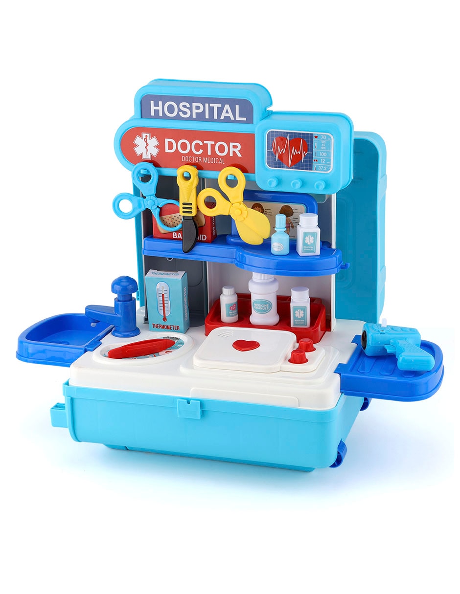 Maleta de doctor juego de rol para niños 10