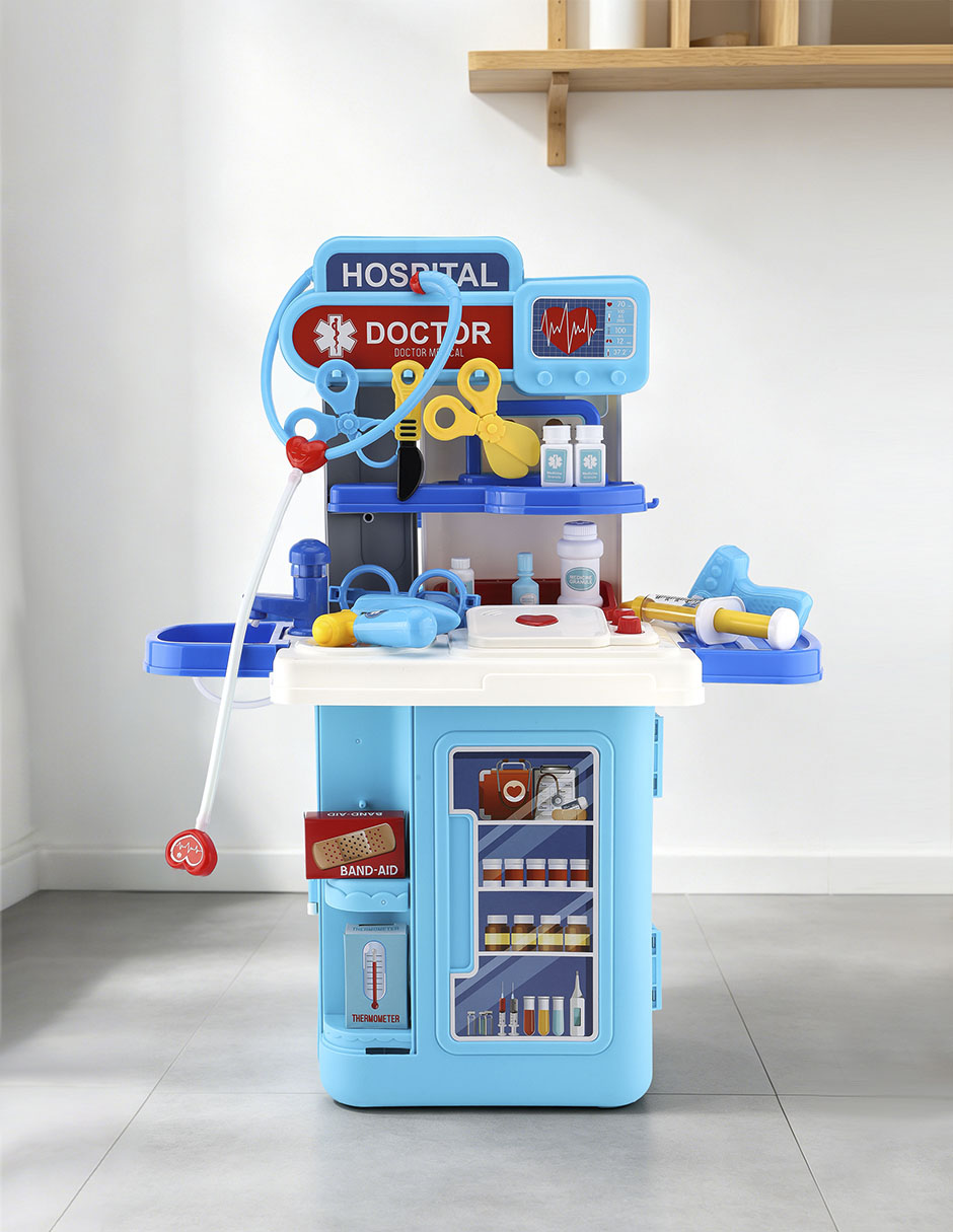 Maleta de doctor juego de rol para niños 6