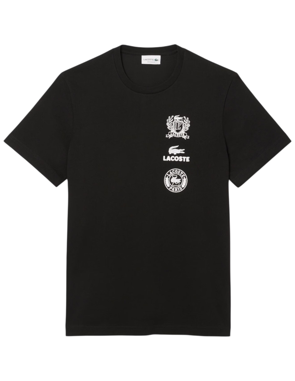 Playera Lacoste cuello redondo para hombre