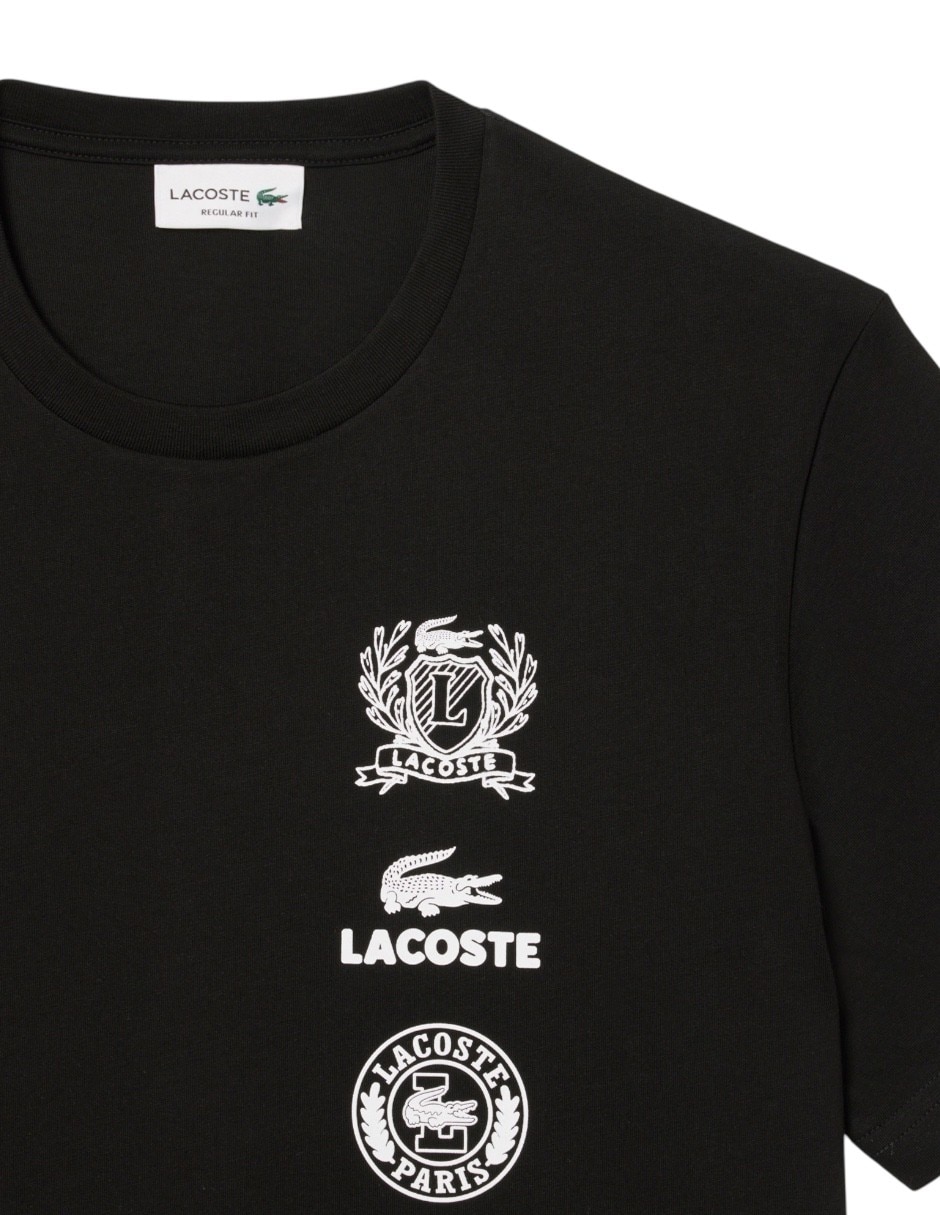 Playera Lacoste cuello redondo para hombre