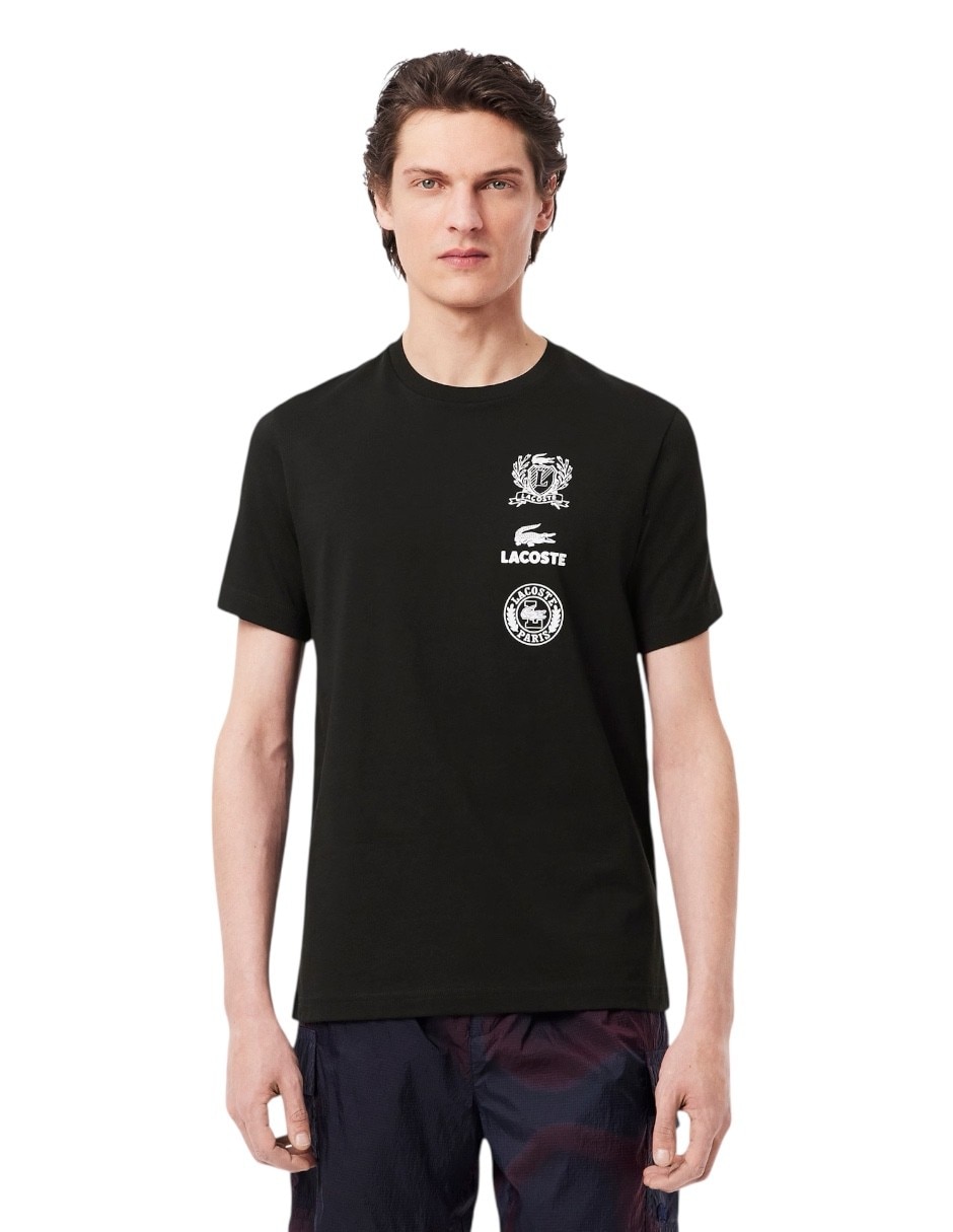 Playera Lacoste cuello redondo para hombre