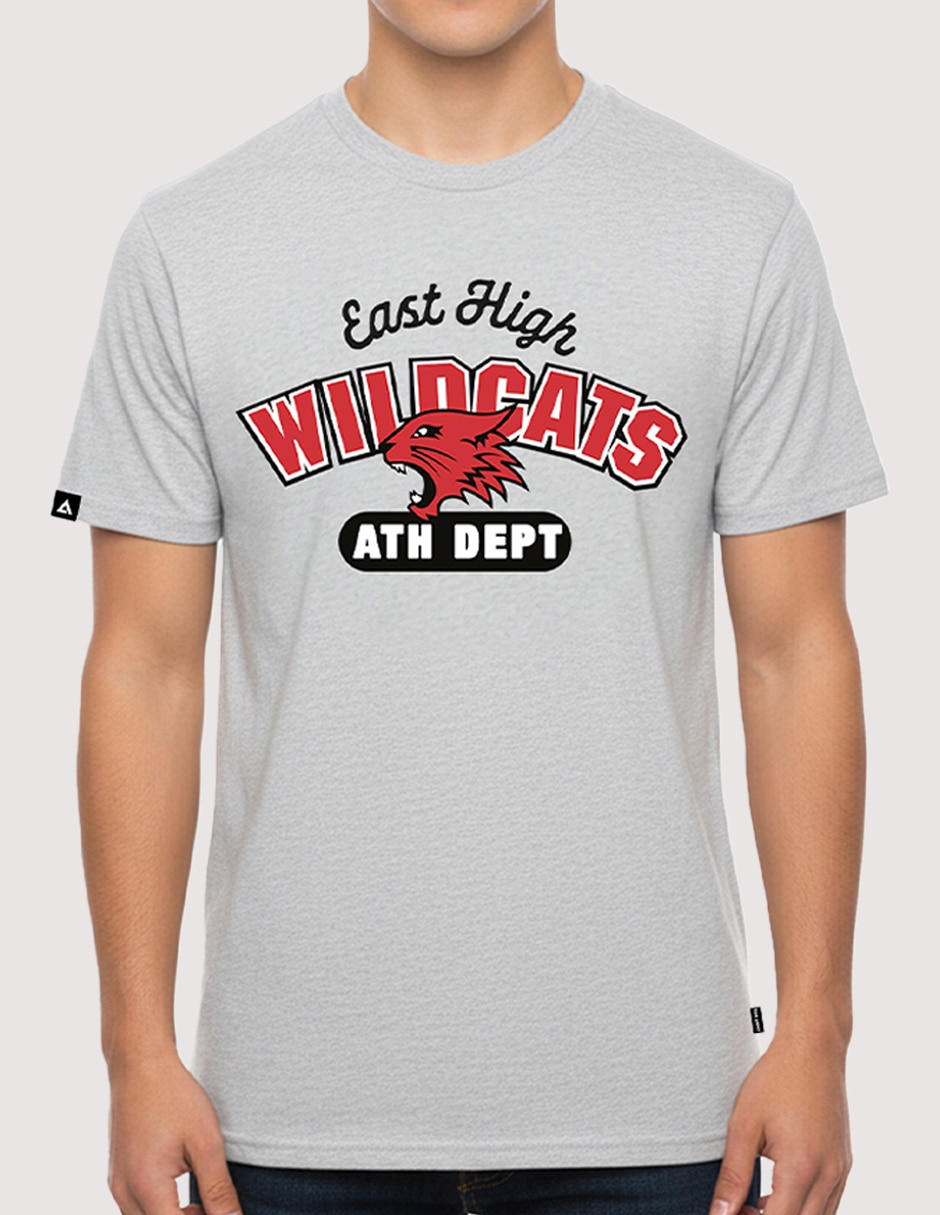 Playera Disney High School Musical - Wildcats cuello redondo para hombre