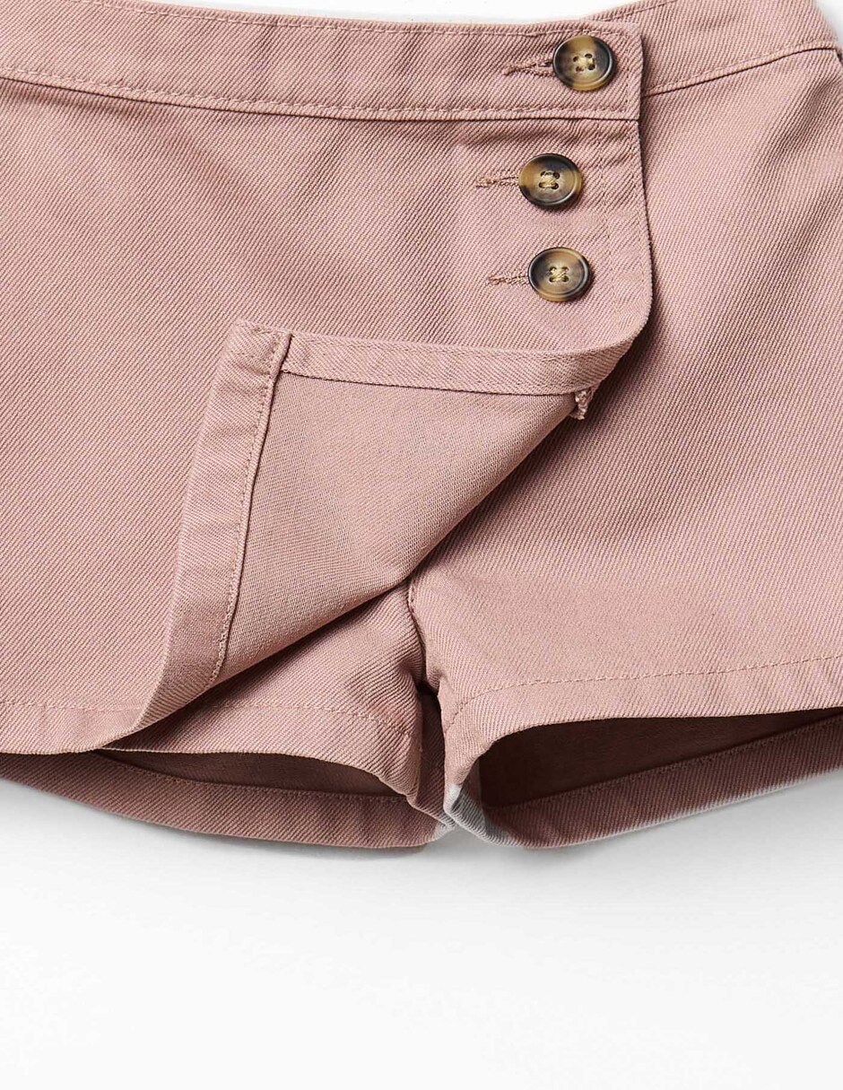 Falda short de algodón para niña 2