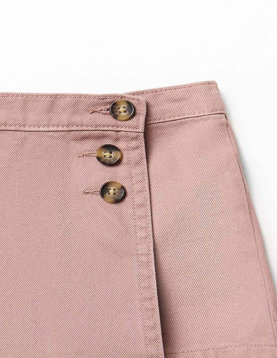Falda short de algodón para niña 4