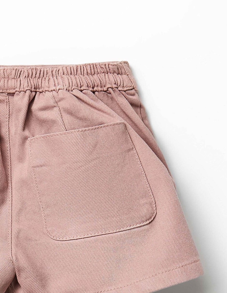 Falda short de algodón para niña 5