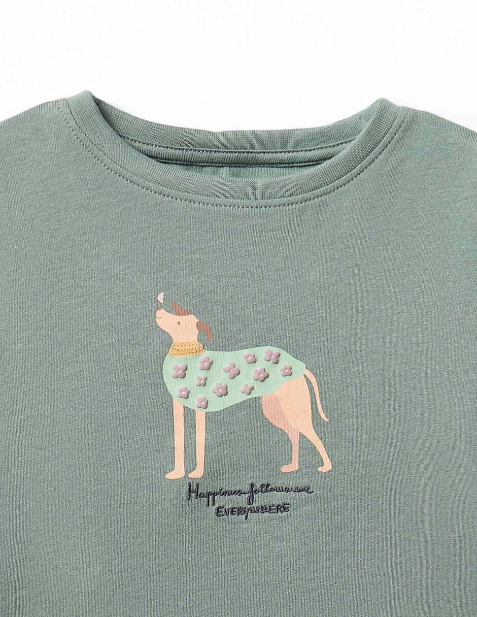 Playera manga corta para niña 2