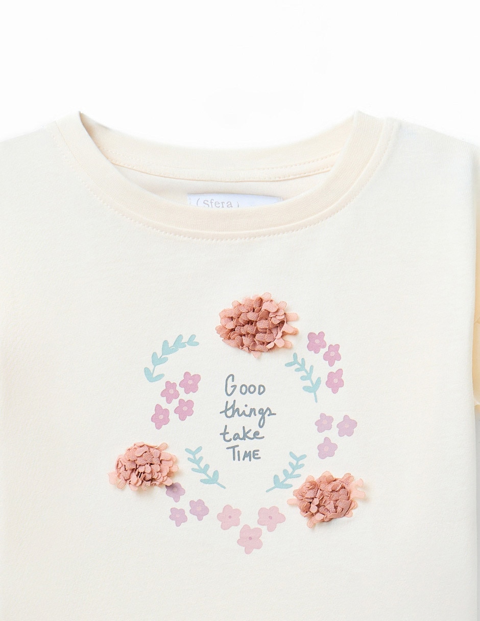 Playera manga corta para niña 2
