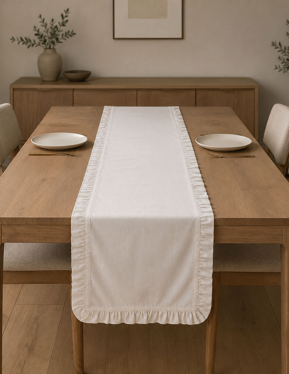 Mantel rectangular de algodón 2