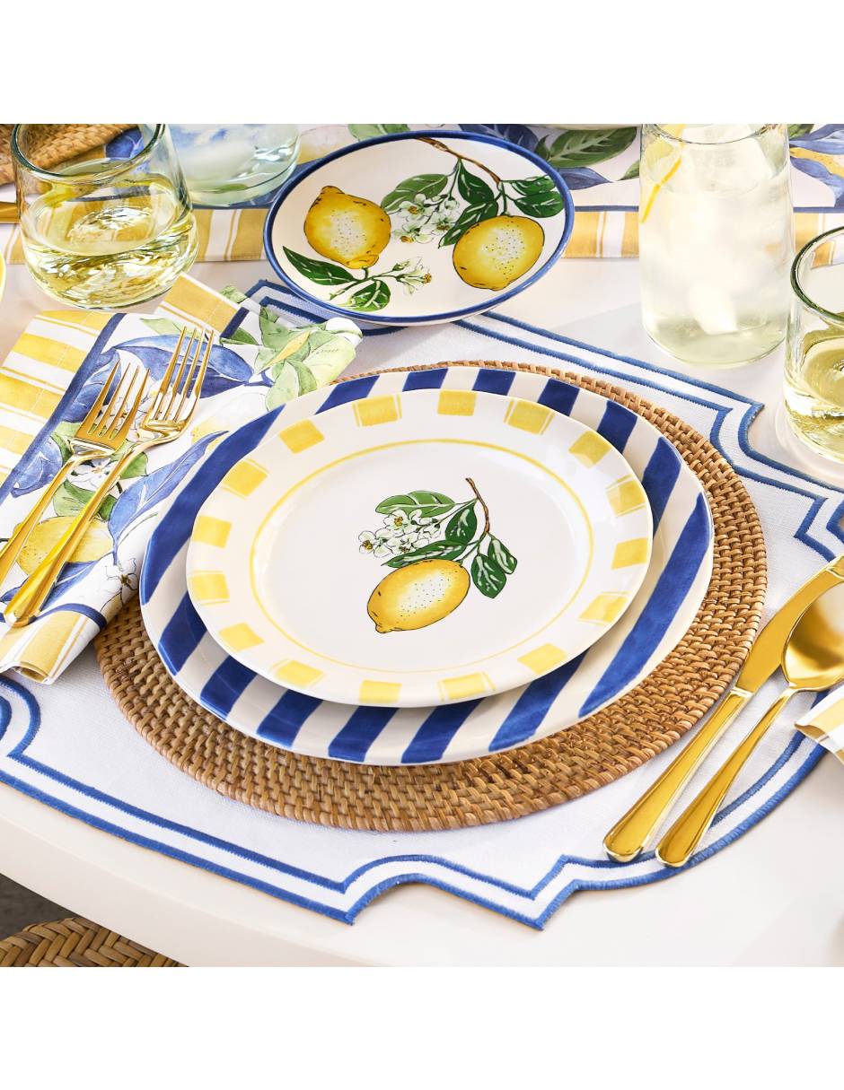 Set de platos para entrada Citron de cerámica 4 piezas 3
