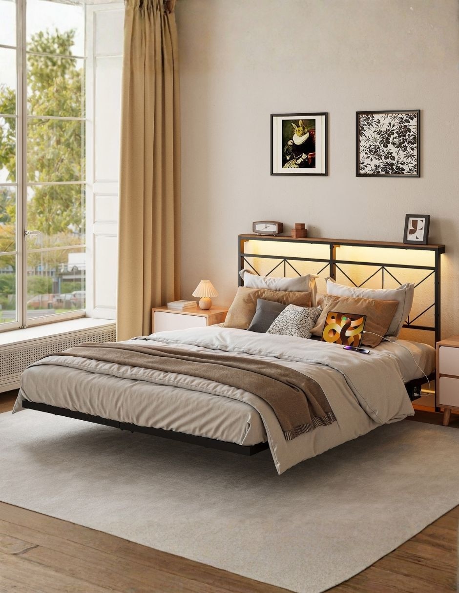 Base para cama armable de metal 1