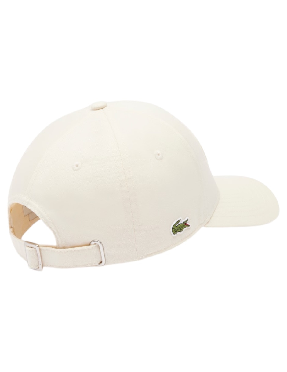 Gorra visera curva broche casual Lacoste para mujer