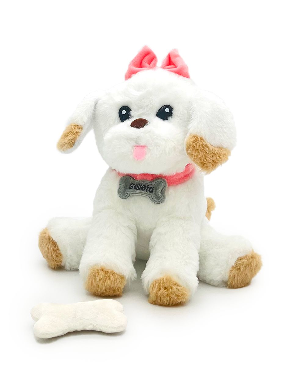 Peluche de perro Galleta Lara Campos de 25 cm 2