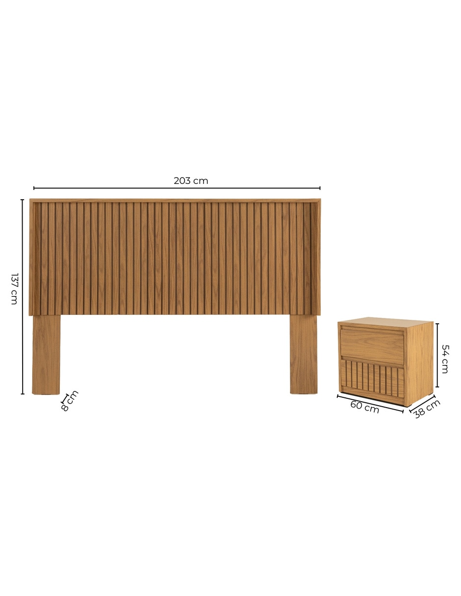 Set Recámara Qatar de MDF 20