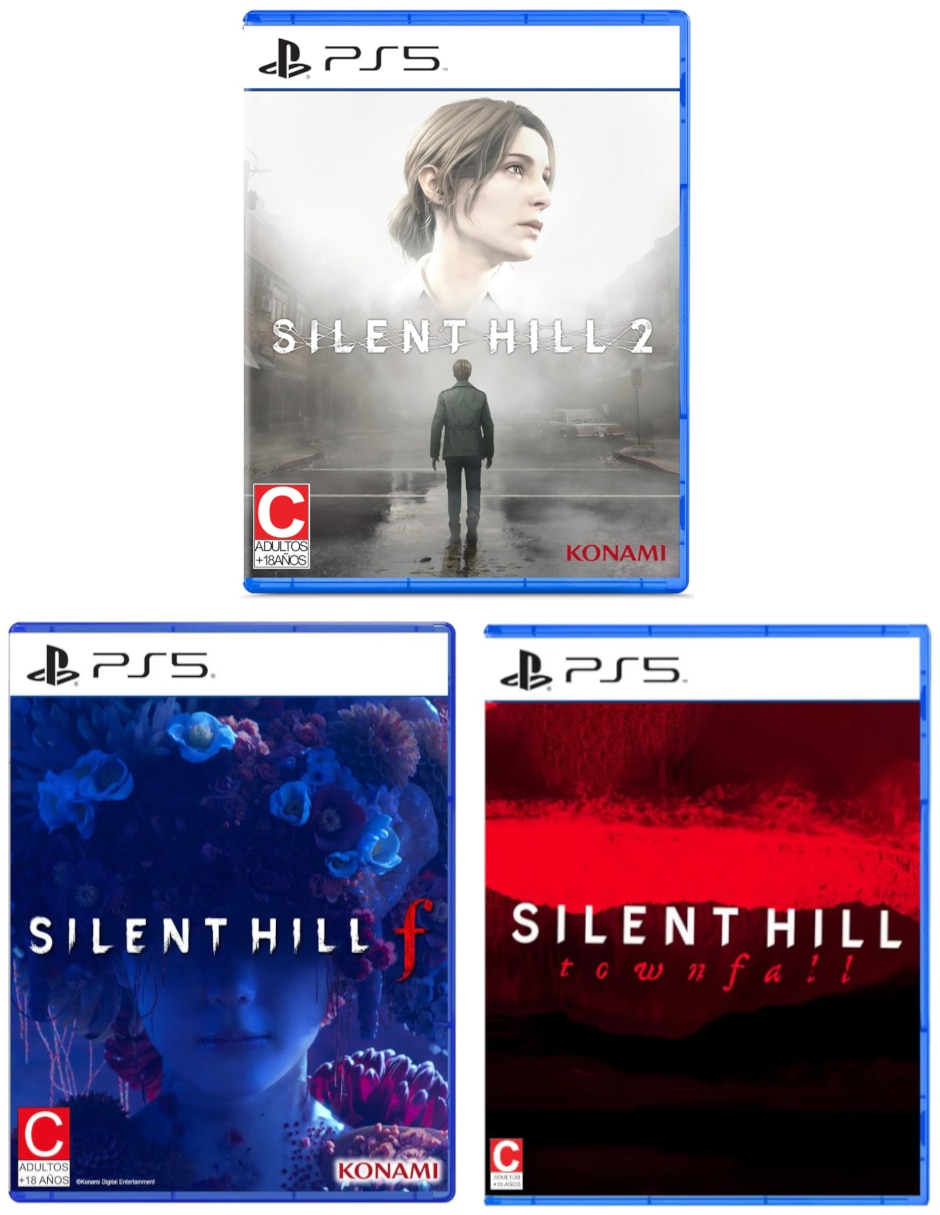 Silent Hill 2 + Silent Hill F + Silent Hill Townfall Playstation Bundle para PS5