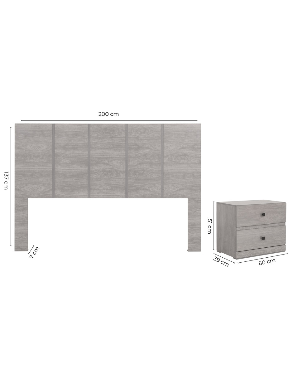Set Recámara Louvre de MDF 2
