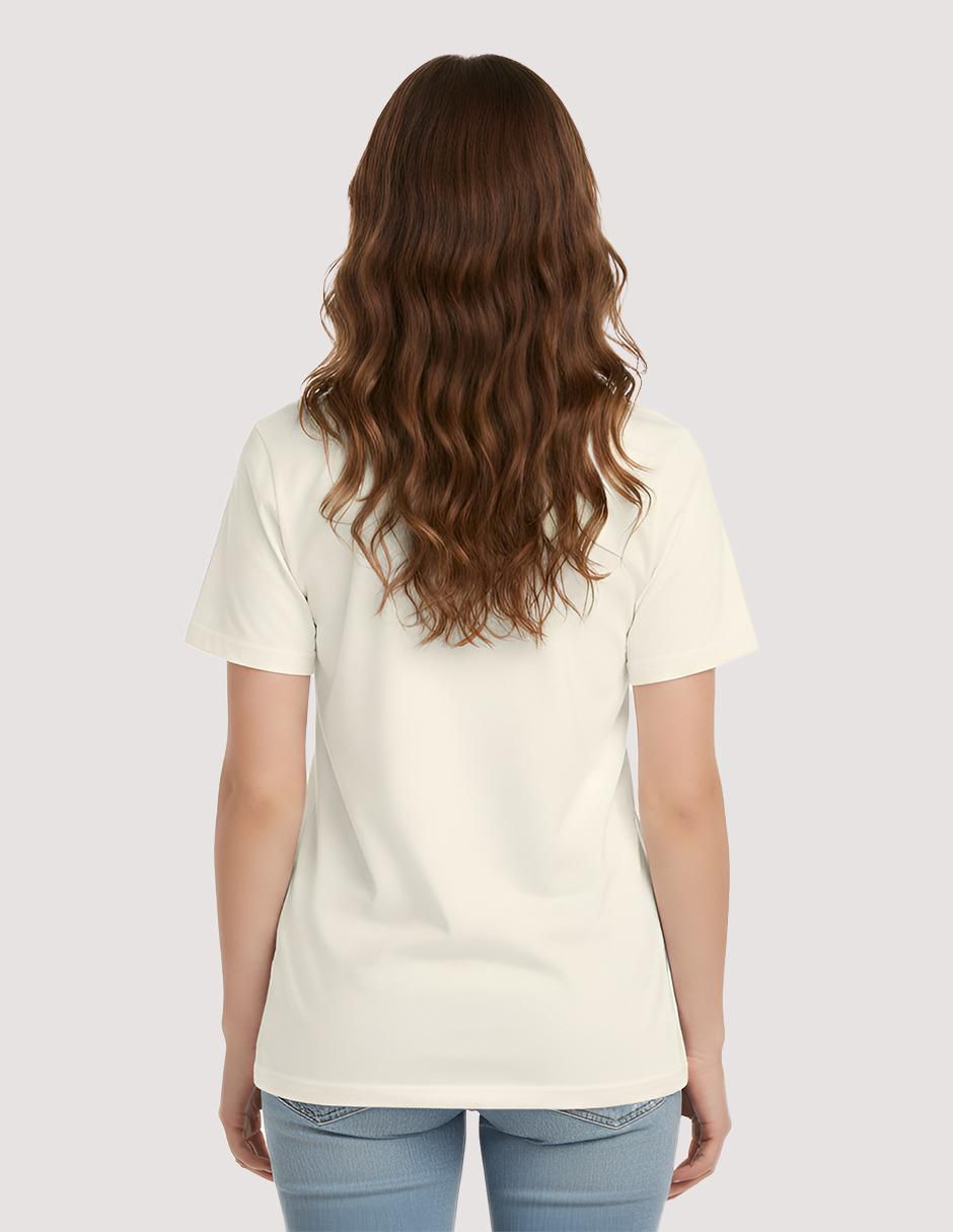 Playera manga corta Hoppers Beaver Or Bot? cuello redondo para mujer 3
