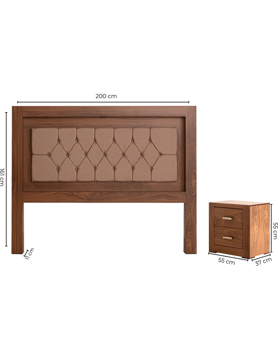 Set Recámara Zanetti de MDF 2
