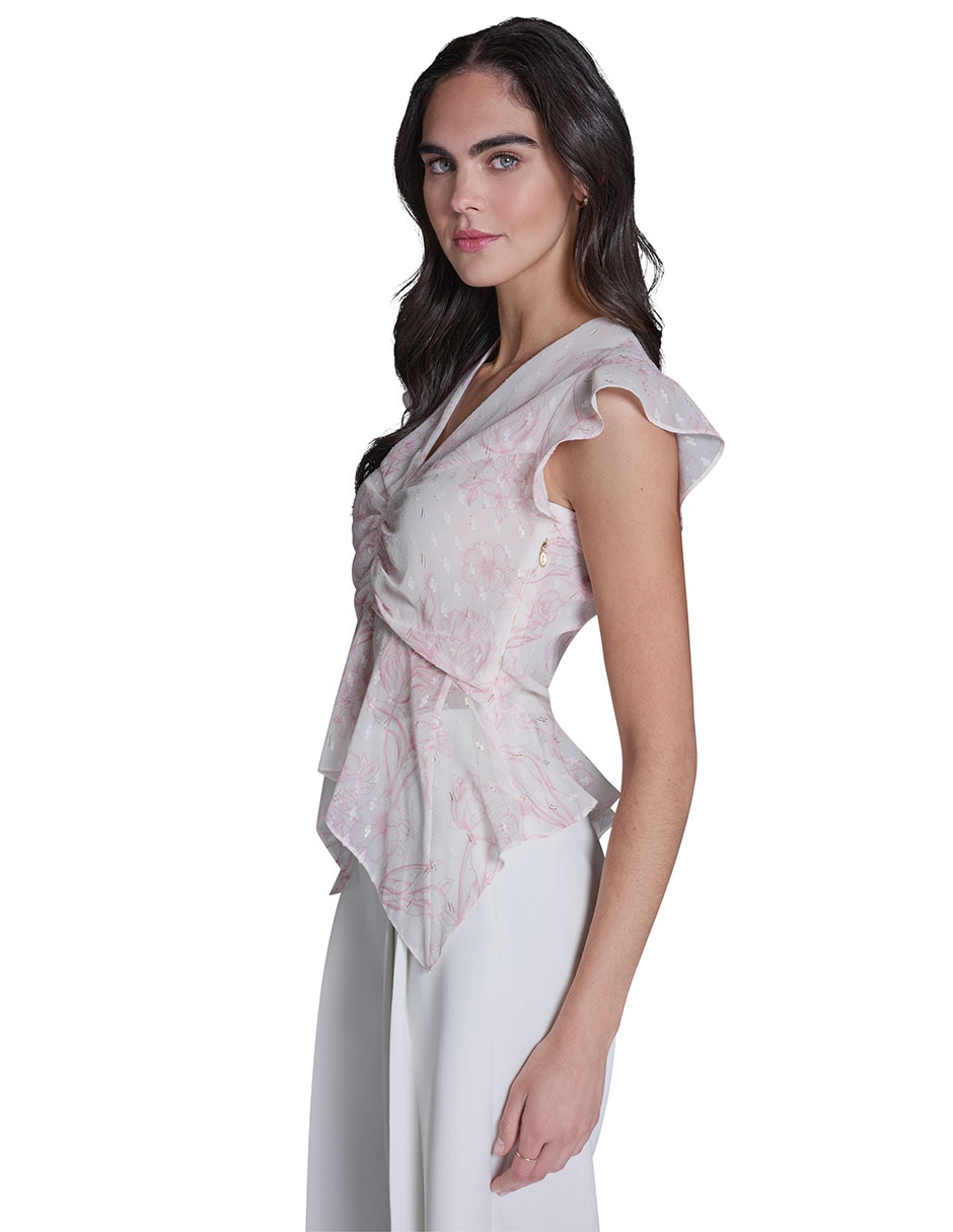 Blusa manga corta para mujer 3