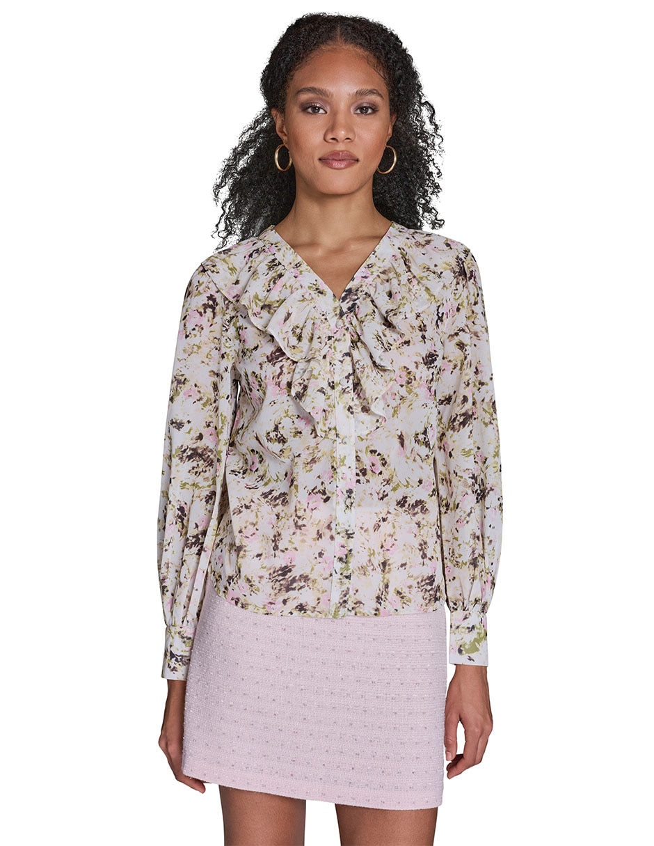 Blusa manga larga para mujer
